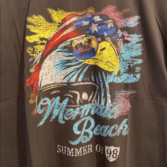 Mermaid Beach Eagle Island Boho Graphic Tee - Picture 8 of 12